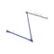 Vestil Blue Steel Standard Cantilever Brace Set 4"W x 35"L x 48"H, PR SB-C-6-36 - alternate 2